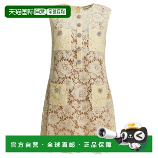 蕾丝紧身连衣裙 女士 RS26217SYYELLOW Portrait 香港直邮Self