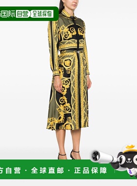 香港直邮Versace 范思哲 女士 印花连衣裙 10164131A11528真丝