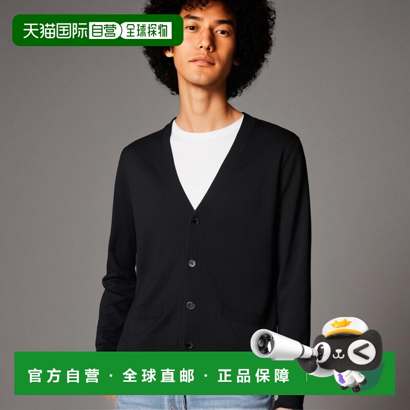 香港直邮Tom Ford V领长袖针织衫开衫 KNL001YMW010S23