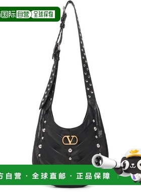 1h可退 香港直邮valentino 华伦天奴 女士 黑色小号 Boho Nappa L