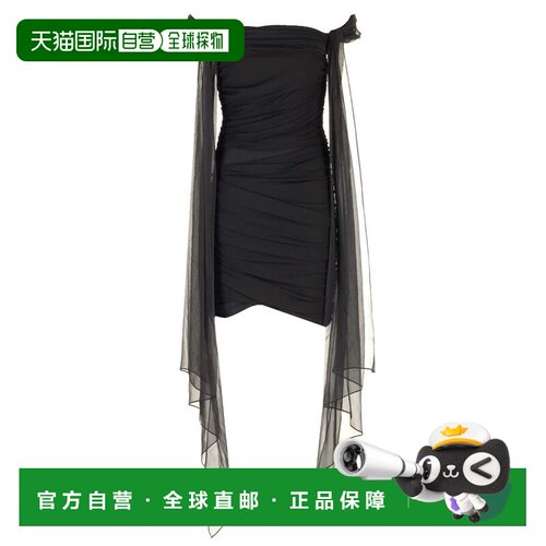 1h可退 香港直邮GIVENCHY 女士连衣裙 BW21YN30YK001 AW2024 黑色