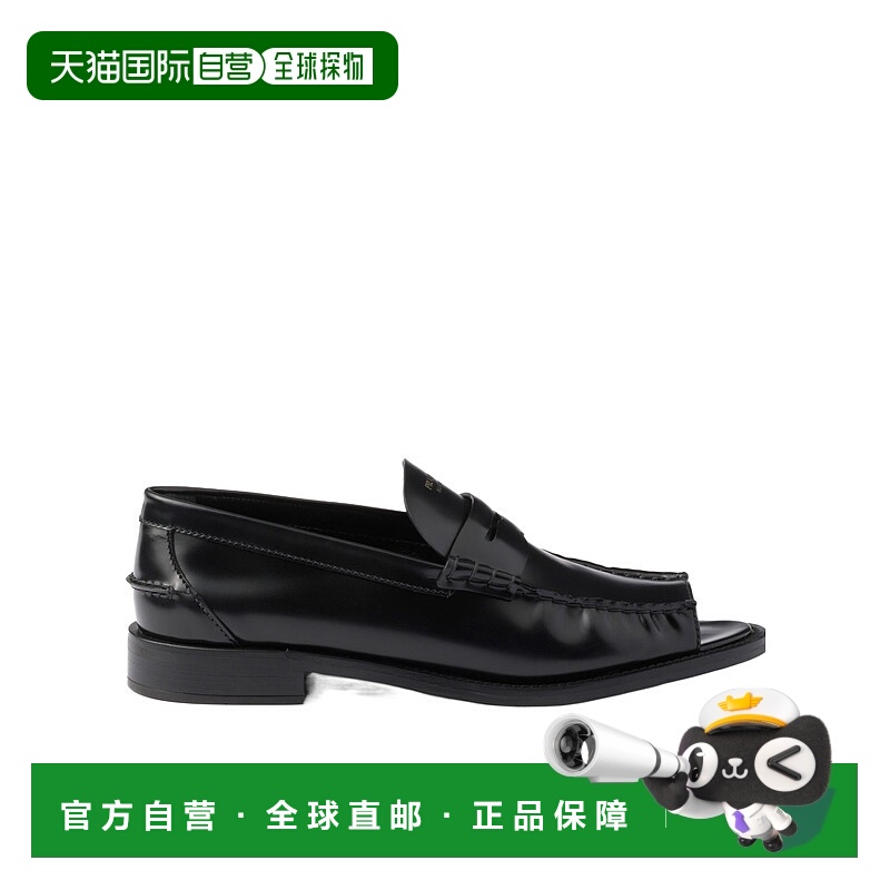香港直邮Prada 露趾乐福鞋 女鞋1K200OP39F020单鞋一脚蹬普拉达