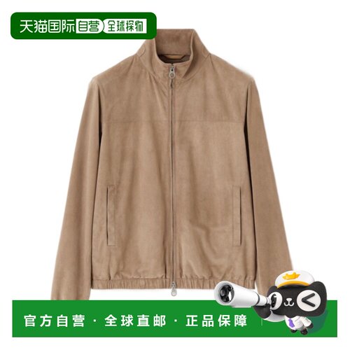 1h可退 香港直邮Loro Piana Bomber 飞行员皮夹克 FAQ7561