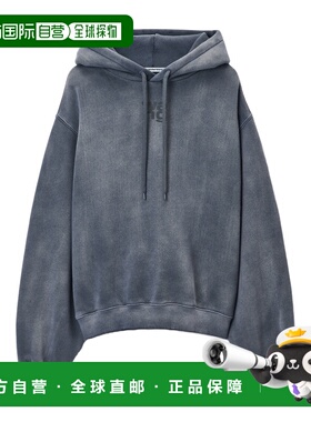 1h可退 香港直邮25FW essential 毛圈布徽标装饰连帽衫 Women