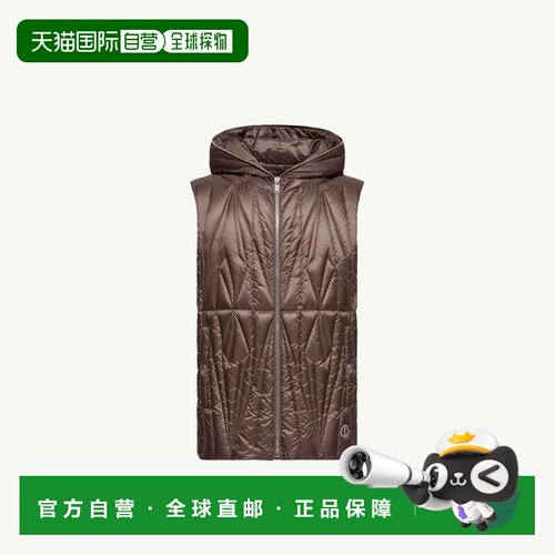 自营欧洲直邮MONCLER盟可睐 Geocamo Ziplock男女同款灰褐色无袖