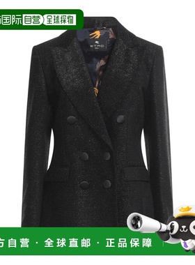 香港直邮Etro 艾特罗 女士 西装外套 black黑色 舒适时尚