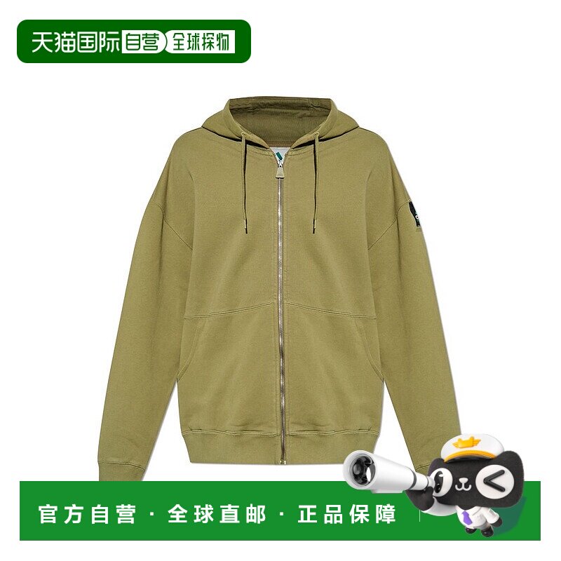 1h可退 香港直邮Adidas Originals 男士 EQT 羊毛全拉鍊連帽衫 JX