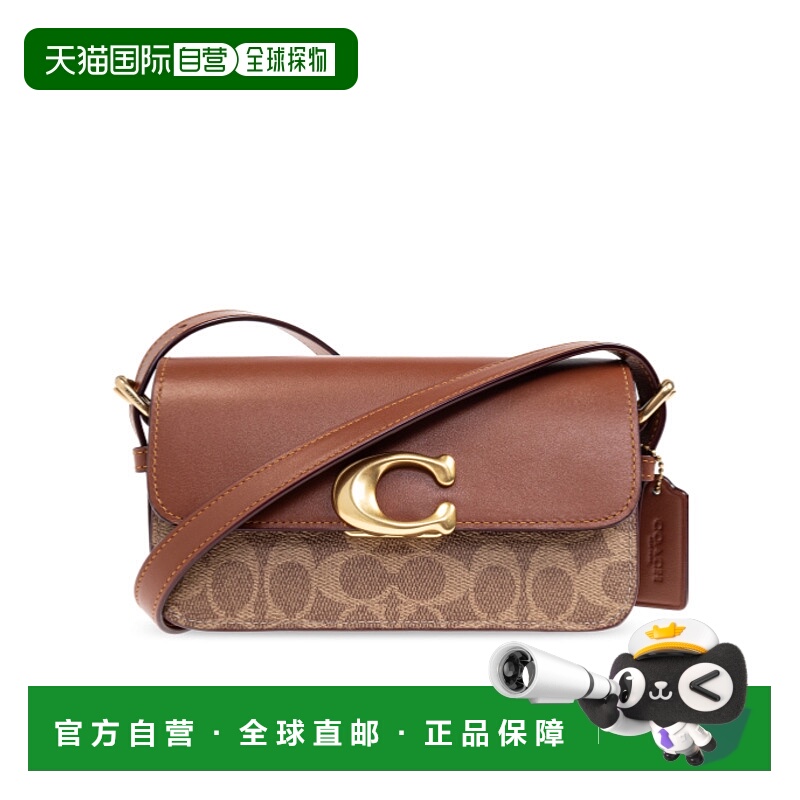 香港直邮Coach 翻盖单肩包 CAM19蔻驰