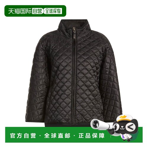 1h可退 香港直邮MaxMara 麦斯玛拉 女士 Shell 夹克 black黑色 舒