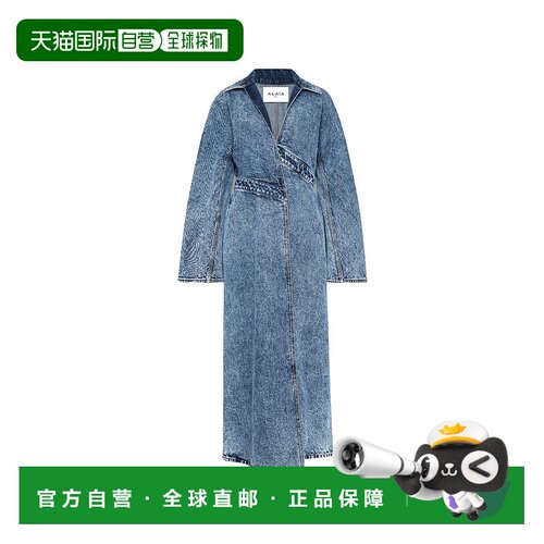 香港直邮Alaia 牛仔风衣 AA9M1067T535A中长款 【付后1h可退】