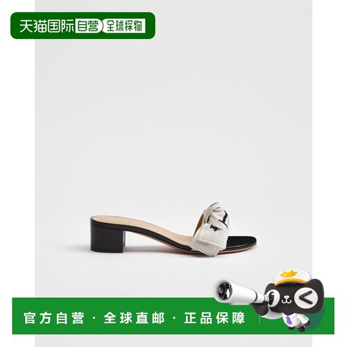自营欧洲直邮Dior迪奥 J'Adior女士黑色棉质穆勒【付后1h可退】