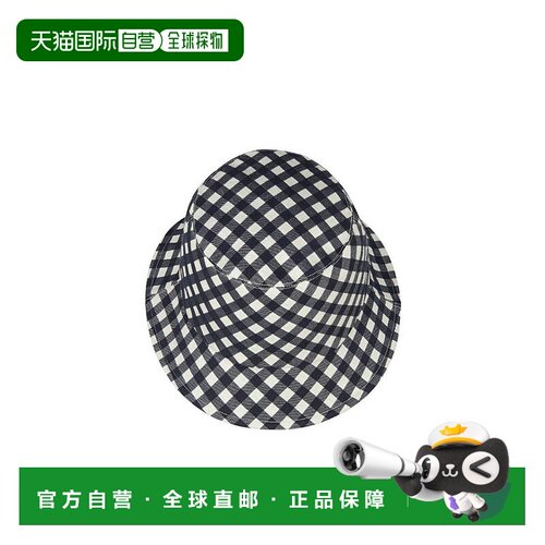 香港直邮Dior D-LITTLE VICHY 双面窄边渔夫帽子 22VIC923I130