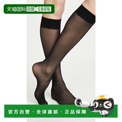 1h可退 香港直邮Wolford 女士 Individual 10 及膝靴 black黑色