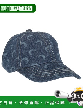 1h可退 香港直邮Marine Serre 女士 牛仔棒球帽 UHG001B blue蓝色