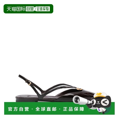 香港直邮Fendi 芬迪 女士 棕色尖头方头高跟鞋 8J8783AOSH拖鞋