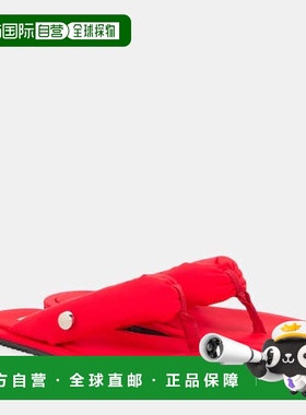 香港直邮The Attico 女士 Indie 帆布人字拖 red红色 舒适时尚