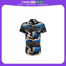 0065衬衫 香港直邮MOSCHINO 男士 MC58600 T7738 迷彩棉质衬衫