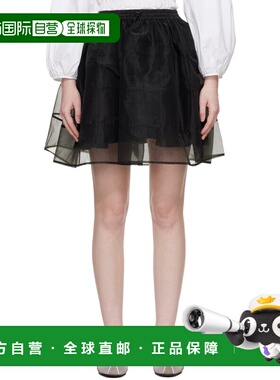 1h可退 香港直邮Cecilie Bahnsen 女士 黑色 CBcayla 半身裙 425R