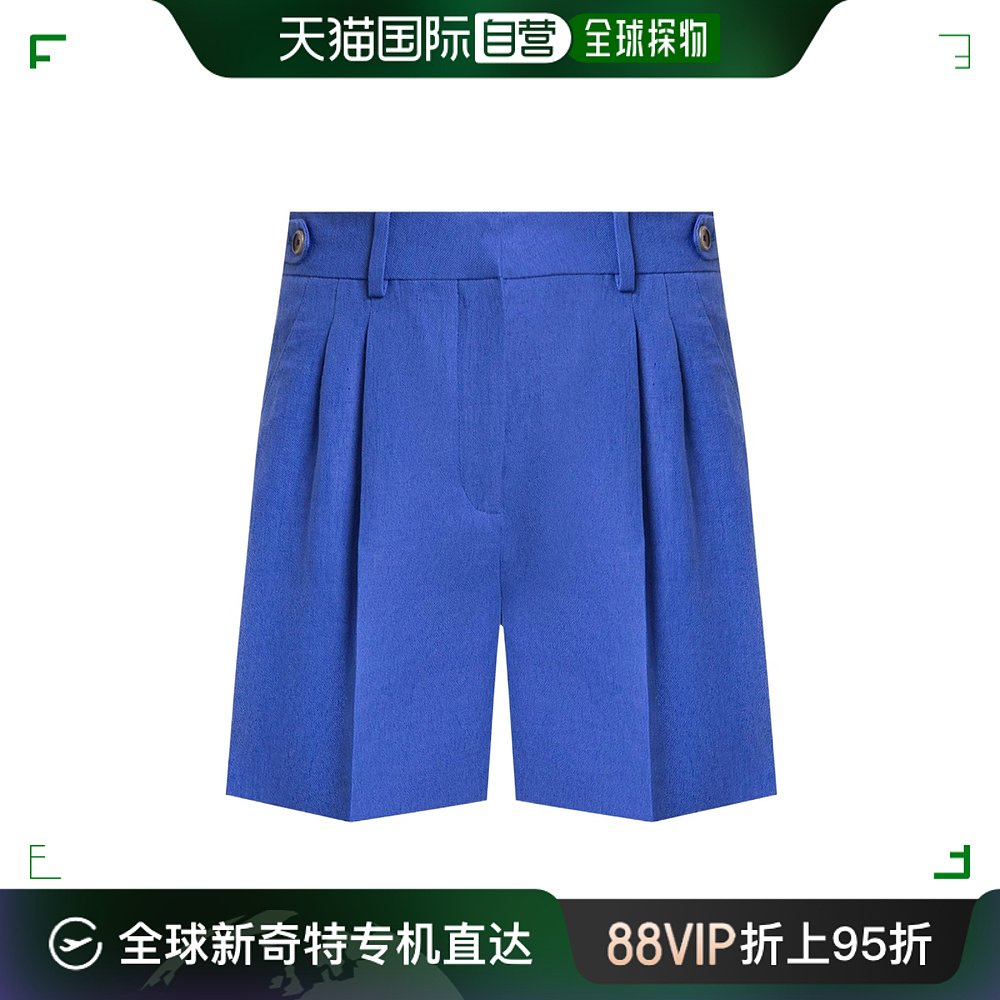 香港直邮Loro Piana 诺悠翩雅 女士高腰短裤