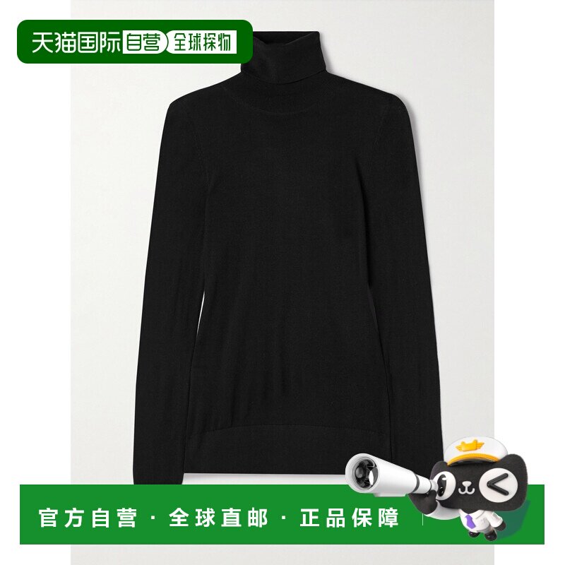 1h可退 美国直邮toteme 女士 羊毛真丝混纺高领毛衣 244WRT0416YA