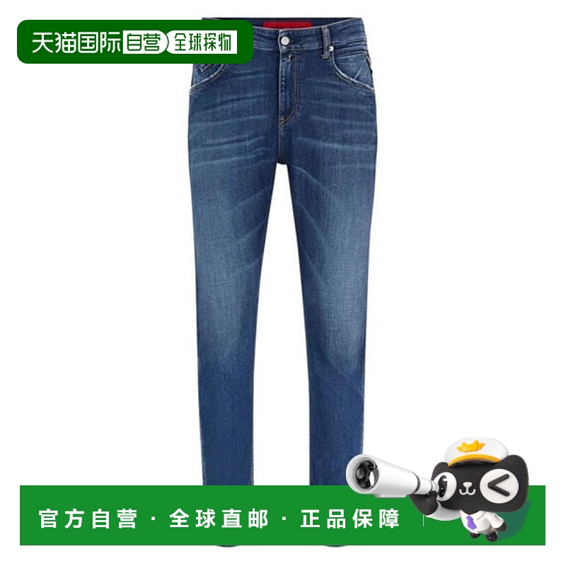 香港直邮boss 雨果 女士 HUGO X Replay 牛仔裤 blue蓝色 舒适时