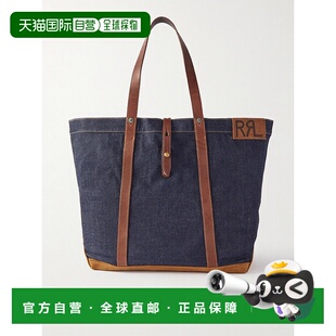 香港直邮RRL Howard 拉夫 男士 绒面革皮革饰边牛 劳伦RRL 1h可退