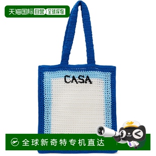 蓝色 香港直邮Casablanca 托特包 1h可退 Atlantis 女士 白色