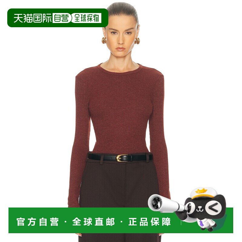 1h可退 香港直邮AGOLDE 女士 Delphi 修身T恤 A72301352 brown棕
