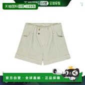 香港直邮Chloe 童装 蔻依 1h可退 女童 棉质短裤 green绿色 舒适时