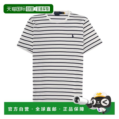香港直邮polo ralph lauren 男士 条纹logo T恤 26SS短袖