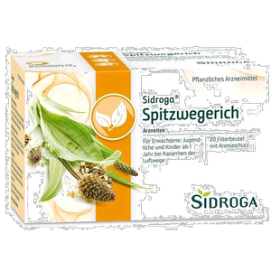 欧洲直邮德国药房Sidroga化痰止咳有痰车前草茶包20X1.4g