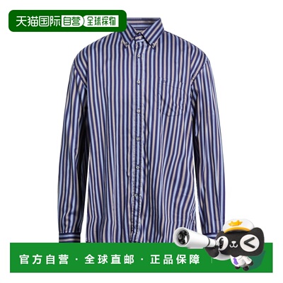 1h可退 香港直邮Paul & Shark 保罗与鲨鱼 男士 条纹衬衫