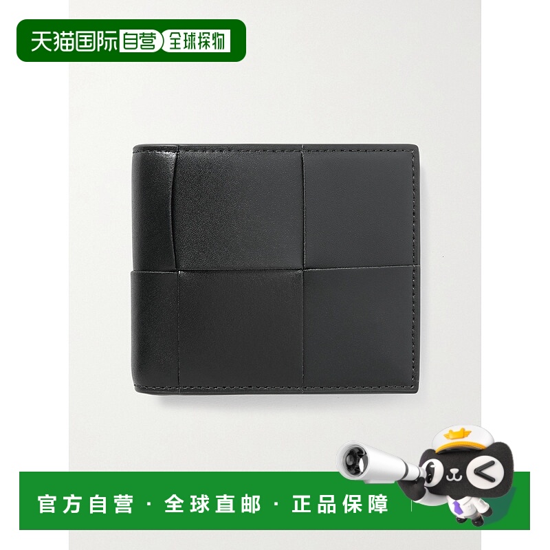 1h可退 香港直邮Bottega Veneta 葆蝶家 男士 编织皮革皮夹钱包 7