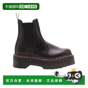 徽标侧拼接厚底短靴 Martens 24687001 香港直邮Dr. 1h可退
