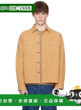 1h可退 香港直邮A.P.C. 男士 黄色 Leon 夹克 COGZVH32019