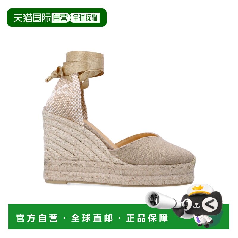 香港直邮CastaÑer 女士 CHIARA 8ED LINO ORO 凉鞋 0261612903000