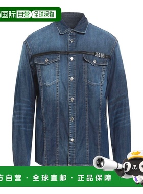 1h可退 香港直邮Dsquared2 二次方 男士 牛仔布衬衫 blue蓝色 舒