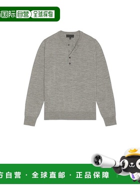 1h可退 香港直邮NILI LOTAN 男士 Wylie 毛衣 90134Y344 grey灰色