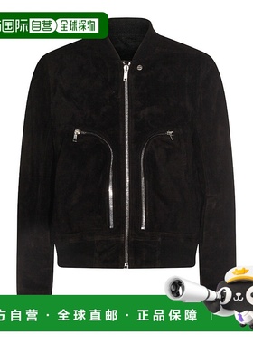 香港直邮Rick Owens 长袖皮夹克 RU02E1749LCS