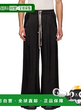 香港直邮rick owens 瑞克 欧文斯 男士 黑色 Temple Wide Bela 长