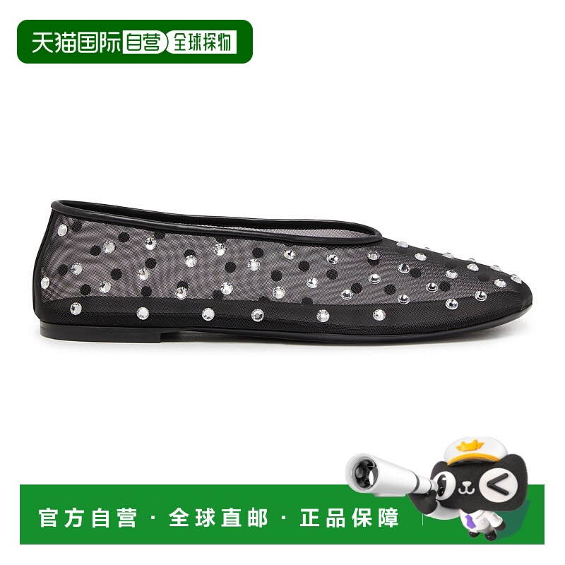 1h可退 香港直邮KHAITE 女士 마시 발레리나 플랫 슈즈 芭蕾鞋 N4T4GBLKSI36