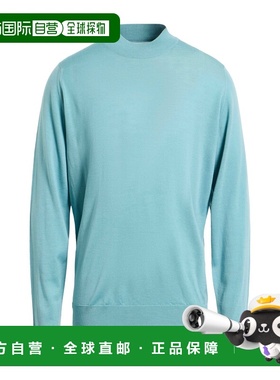 1h可退 香港直邮John Smedley 男士 高领上衣 blue蓝色 舒适时尚