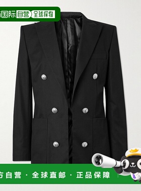 Balmain 巴尔曼 男士 长袖西装夹克 EH1SG165CF74外套