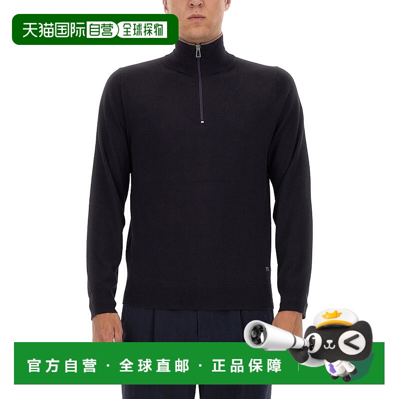 1h可退 香港直邮Paul Smith 男士 带Logo刺绣毛线衫 M2R203YL2186