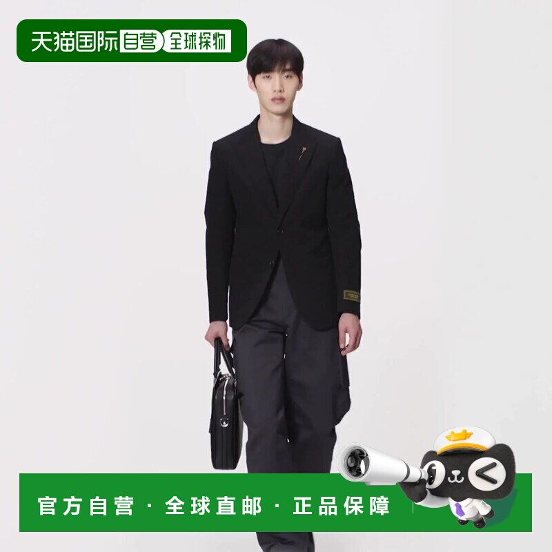 自营1h可退 欧洲直邮LV/路易威登 男士黑色小牛皮商务包正品时尚