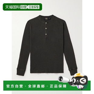 劳伦RRL 拉夫 男士 修身 1h可退 质感棉质亨利领T恤 香港直邮RRL