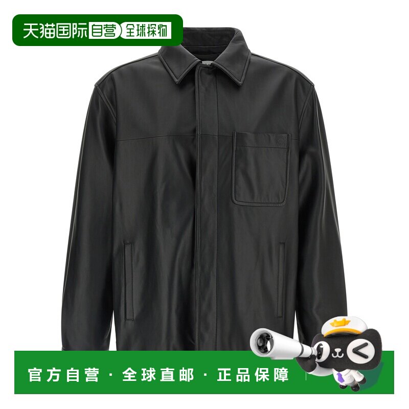 香港直邮LOEWE 男士衬衫 H526Y31L521100 CO 黑色