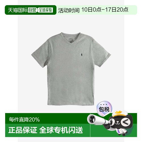 Polo Ralph Lauren拉夫劳伦大童V领纯色T恤春夏女款323832906011