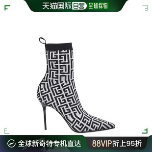 花押字针织尖头踝靴 女士Balmain 巴尔曼 香港直邮Balmain