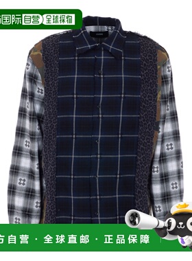1h可退 香港直邮Amiri 长袖格纹衬衫 TOSH1006